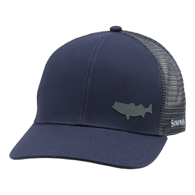 Кепка Simms Payoff Trucker - Striper, Admiral Blue