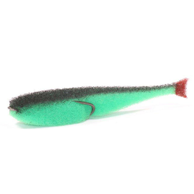 Поролоновая рыбка Lex Classic Fish King Size CD 14 GBBB (зеленое тело/черная спина/красный хвост)