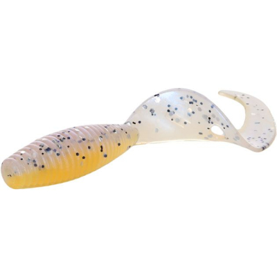 Силиконовая приманка Mikado Twister 38мм 0.6гр. цвет SALTY CARMEL {10шт.} карамель с солью, ароматиз. (PMTBT-38-SC)