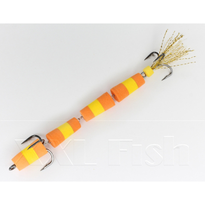 Приманка Мандула "Флажок" XXL Fish Модель №140 цв. ОранжевоЖелтоОранжевый