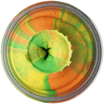 Паста форелевая тонущая желто зелено оранжевая Berkley EU Sinking RAINBOW GLITTER (1633565)