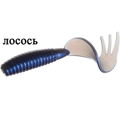 Твистер Flagman Trident 1.5" цв. dove 15pc salmon