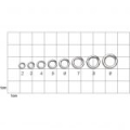 Заводные кольца Hearty Rise Monster Split Ring MSR-10-8