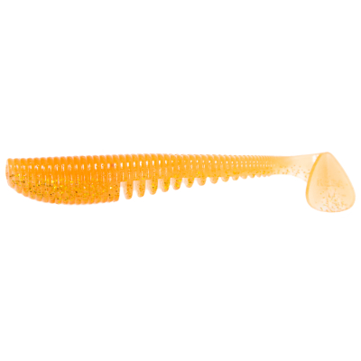Силиконовая приманка Kaida Squid 4.4" 11cm 10g Clear Orange-6tails HT#006