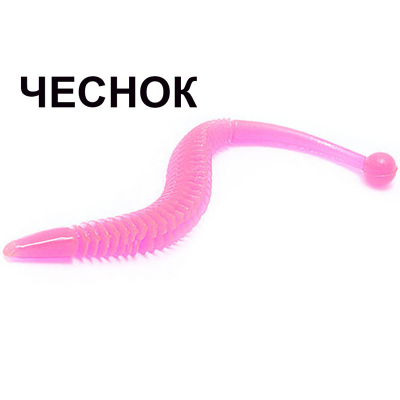 Мягкая приманка Boroda Baits Mila цв. Ярко-розовый, аттр. Чеснок, 10 шт./уп.