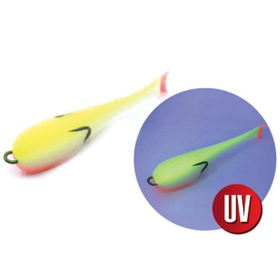 Поролоновая приманка Yaman на двойнике 125мм цвет #16 UV (5 шт.)