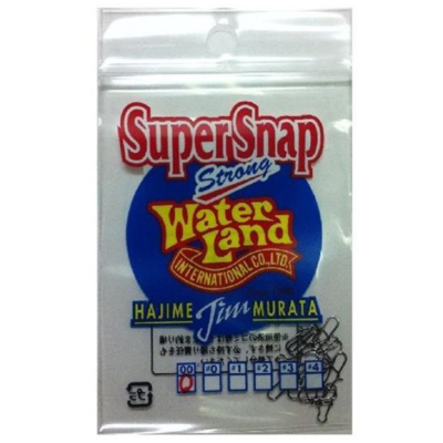 Застежка Waterland Super Snap Black No.1 (4527938019608)