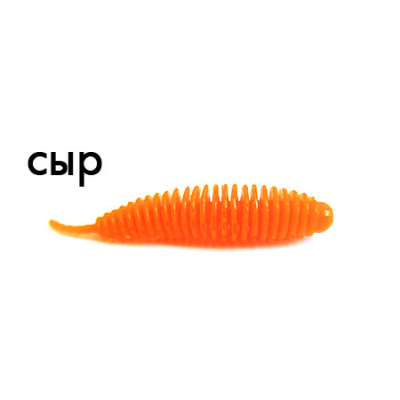 Мягкая приманка Trout Zone Plamp 2" оранжевый сыр