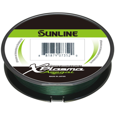 Плетёный шнур Sunline X-Plasma Dark Green 150m #0.6/6lb