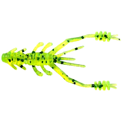 Силиконовая приманка Креветка Reins Ring Shrimp 3" (в уп. 10 шт.) цв. 419 Chart pepper