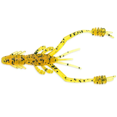 Силиконовая приманка Креветка Reins Ring Shrimp 2" цв. #429 Motor Oil Pepper