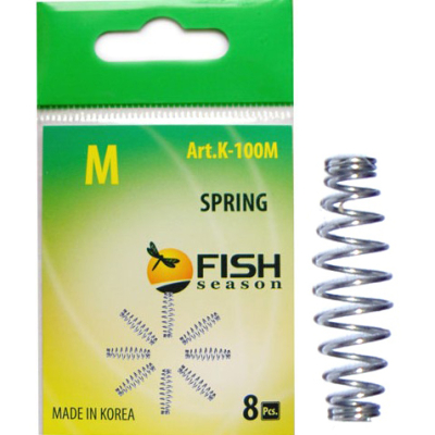 Пружинка на цевьё крючка Fish Season (для пасты и пр.) M (упак. 8 шт)