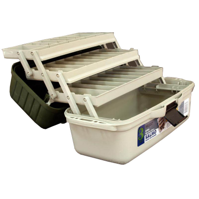 Ящик рыболовный пластиковый Salmo 3х-пол. 03 бол. (2703)