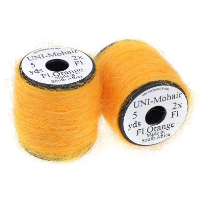Нить UNI Mohair Flou. Orange