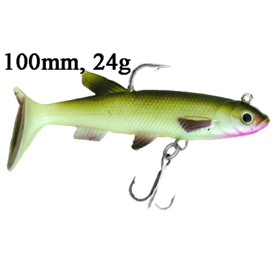 Мягкая приманка GRFish Super Live Roach  #SB09, 100mm, 24g ( уп. 3шт)