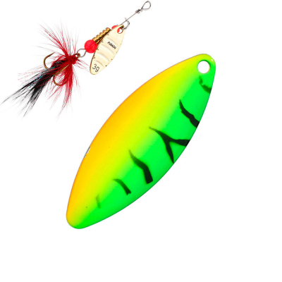 Блесна вращающаяся Mikado Stream №4 - серебро/TR