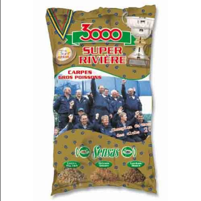 Прикормка Sensas 3000 Super RIVIERE Carp 1кг