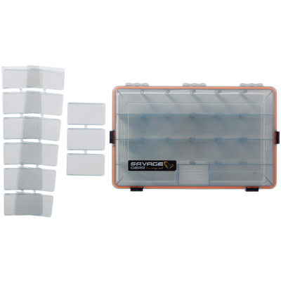 Коробка Savage Gear WP Lurebox 6B Smoke 35.5x23x9.2см, арт.74226