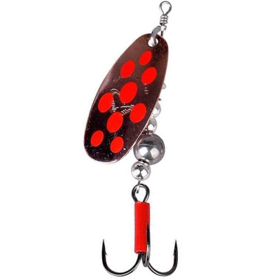 Блесна вращающаяся Savage Gear Caviar3 9.5g цв. 08-Cobber Silver 50738