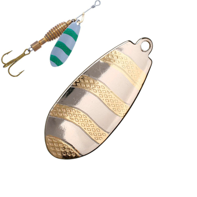 Блесна вращающаяся Mikado Drone №4 - серебро/GB