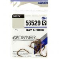 Крючок Owner Bay Chinu brown №4 8шт