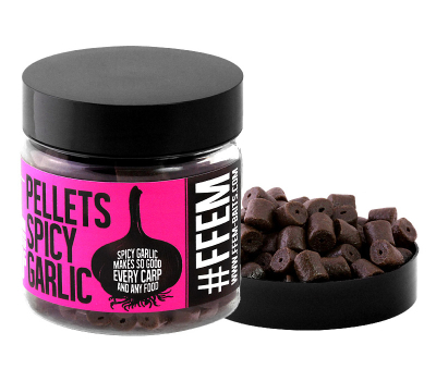 Пеллетс FFEM Hookbaits Pellets Spicy Garlic Halibut 8mm