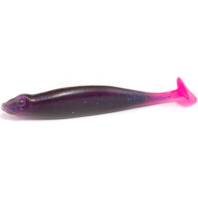 Силиконовая приманка Boroda Baits Anchous 75мм цвет НОЧНАЯ ФУКСИЯ (Night Fuchsia)