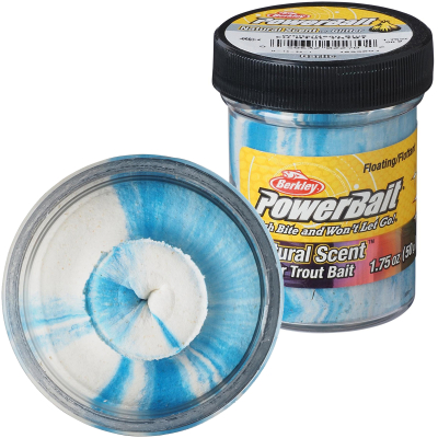 Паста форелевая чеснок бело голубая Berkley EU GARLIC WHITE/BLUE GLITTER (1633601)