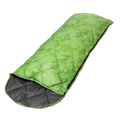 Спальный мешок пуховый Premier Fishing 210х72см (t-5C) зеленый (PR-SB-210x72-G)