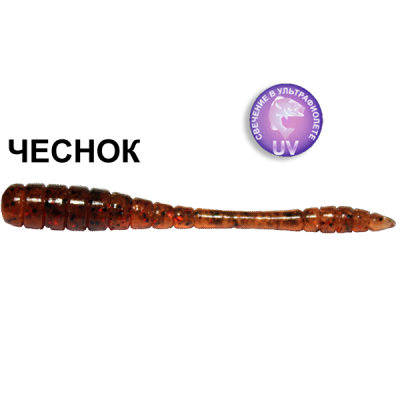 Силиконовая приманка Crazy Fish Tipsy 9-5-10-5 чеснок цв. motor oil (моторное масло)