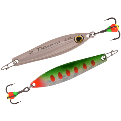 Блесна вертикальная EcoPro Тюлька 60мм 11гр. цвет BIL