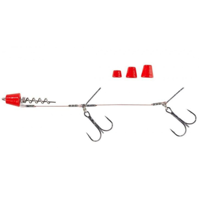 Монтаж Balzer Shirasu Pike Screw In Pike Fluo-Red 14 см крючок N1/0 (16100 081)
