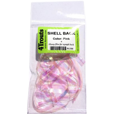 Пленка блестящая для нимф 4Trouts Shellback цвет Розовый 4 мм