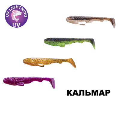 Силиконовая приманка Crazy Fish Tough 2" 71-50-M106-6 кальмар цв. M106