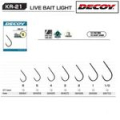 Крючки Decoy KR-21 Black Nickeled #3