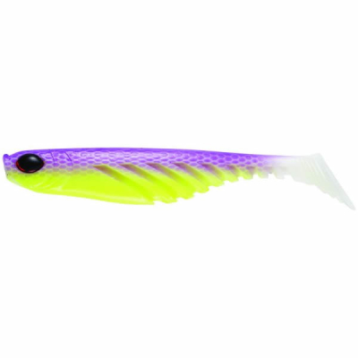 Мягкая приманка Berkley Powerbait Ripple Shad 7см цв. Purple Chartreuse 6шт