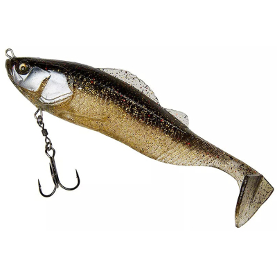 Силиконовая приманка Adusta Pick Tail Swimmer 7" цв. #208 Carp