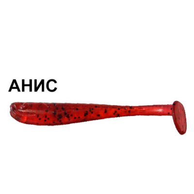 Силиконовая приманка Crazy Fish Nano Minnow 6-4-11-1 анис цв. ruby (рубин)