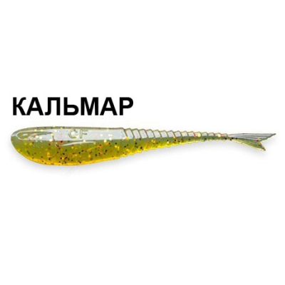 Силиконовая приманка Crazy Fish Glider 2.2" 35-55-1-6 кальмар цв. olive (оливка)