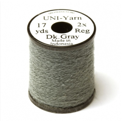 Нить UNI Yarn Regular Dark Gray