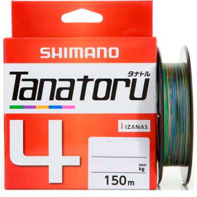 Шнур PE Shimano PL-F54R TANATORU 4 150m 5C 1.0 (9.1kg.)
