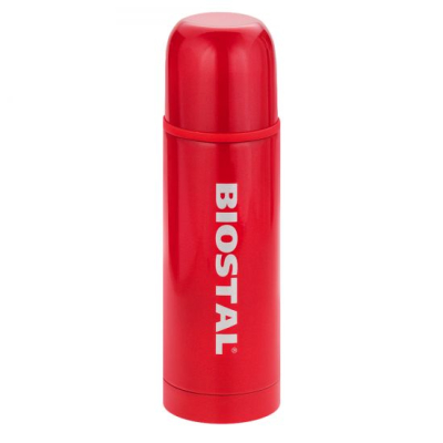 Термос Biostal NВ-1000 С 1,0л  (узкое горло, кнопка) Красный