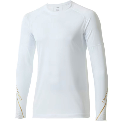 Футболка мужская Shimano IN-120W LTD WHI XL, цвет - белый, р. 52