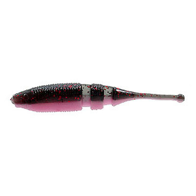 Эластичная приманка Lake Fork Live Baby Shad цв. Black/Pink
