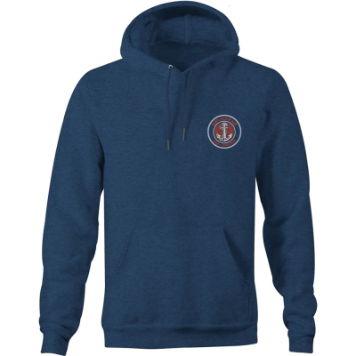 Толстовка Grundens Displacement DWR Hoodie, Heather Navy, M