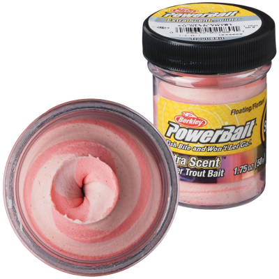 Паста форелевая двухцветная розово белая Berkley EU SWIRLS FUNKY FLAMINGO (1633609)