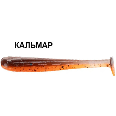 Силиконовая приманка Crazy Fish Nano Minnow 2.2" 22-55-8d-6 кальмар цв. orange coffee (апельсиновый кофе)