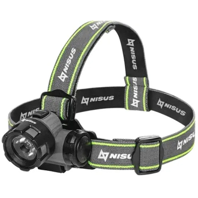 Фонарь налобный 70 LM, IPX4 Nisus (N-FN-3092)