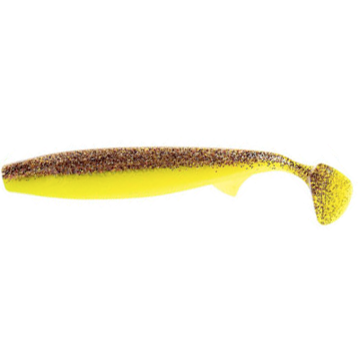Силиконовая приманка Helios Pike King 6.3"/16 см Golden Lime 3шт (HS-37-048)