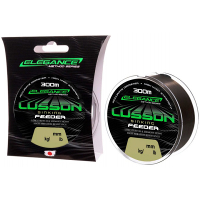 Леска Elegance Method Lusson Sinking Feeder 300m 0,18мм 3,02кг